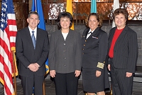 Randy Grinell, Dr. Yvette Roubideaux, Dr. Susan Karol, and Kathy Annette